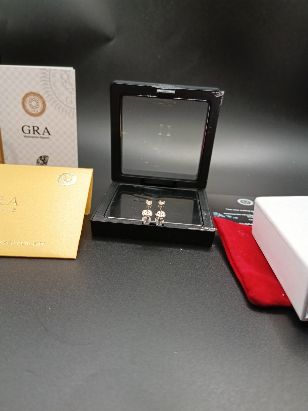 5mm Gold Studded Diamond Earrings